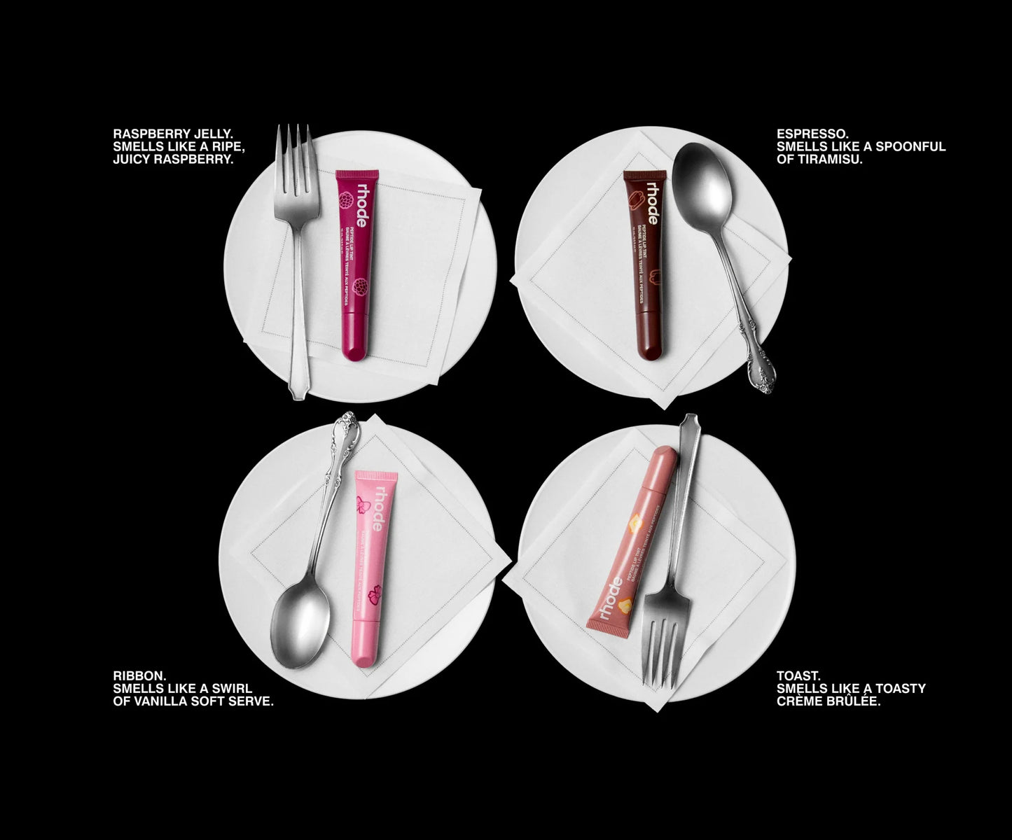 the scented peptide lip tint set